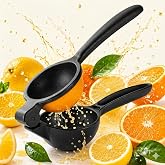 SOGUD D&ouml;k&uuml;m Limon Sıkacağı - Tamamı D&ouml;k&uuml;m Manuel Narenciye Presi - Siyah El Tipi Limon Portakal Mandalina Sıkacağı - G&uuml;&ccedil;l&uuml; Ba