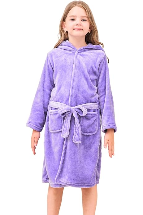 Cappuccio Vestaglia Bambina Pile Amazon VESTAGLIA BAMBINO STITCH