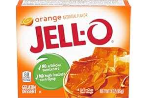 Jell-o, Gelatin Dessert, Orange (Pack of 2)
