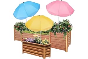 MIAOLLUN 3 parasols pour Plantes d'extérieur, Parasol de Jardin 40 "Protection Solaire Couverture d'ombre de Jardin Ombre pour Plantes en Pot et Plates-Bandes