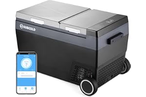 Subcold Roam45DZ Portable Car Fridge Freezer 45L – 12V/24V/240V Compressor Cooler with App Control, Eco/Max Modes, Battery Protection, Low Noise 44dB – for Cars, Camping, Road Trips & Off-Grid Use