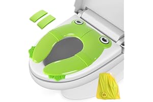 HYGGARTN Housse de siège de toilette pliable pour enfants - Rehausseur Toilette Pliable et Portable - Avec sac de rangement