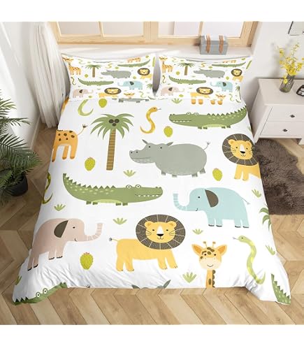 Housse De Couette Camouflage 220x240 Cm - Parure De Lit Militaire 3D Microfibre - 2 Taies D'oreiller Incluses