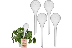 BROWIN®720923 Lot de 4 Boules d'irrigation pour Plantes Transparent