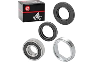 MOTO1988 Steering Stem Bearing Seal Holder Nut For Yamaha Banshee Big Bear Kodiak Warrior Wolverine 350 400 450 Grizzly 350 400 450 550 600 660 Raptor 350 660R 700 700R YFZ450 R X V W 2GU-23872-00-00