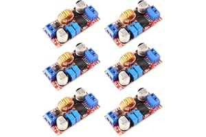 AITRIP 6PCS 5A XL4015 DC-DC Step Down Buck Converter Board 4-38V bis 1,25-36V Einstellbare Konstantstromspannung Netzteil Spannungsregler Power Module