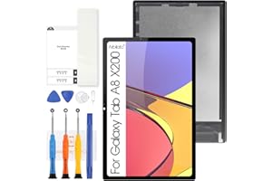 ARBILATO Écran LCD pour Samsung Galaxy Tab A8 10.5 2021 SM-X200, pour Galaxy Tab A8 X200 LCD Numériseur Écran Replacement SM-X205 LCD Display Panneau Assemblée Kit