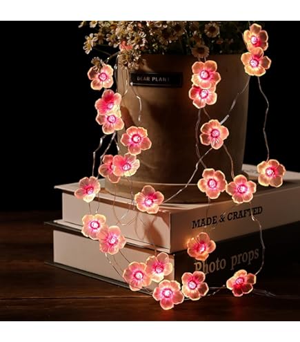 Rosen Lichterkette 3m - 20 LED Rosen Mit Farbwechsel