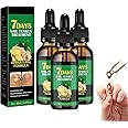 Ginger Nail Treatment Nail Support Nail Care, 7 Days Nail Treatment,Ginger Nail Growth Serum, Ginger Nail Treatment, Ginger Cuticle Care Oil for Damaged Nails (3pcs, 30ml)
