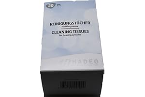HÖREX Hadeo Lingettes de nettoyage pour appareils auditifs