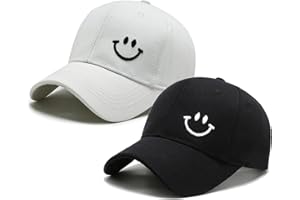 LuckyCao 2 Stück Basecap Herren Damen Baseball Cap Sommer Baseballkappe Damen Freizeit Kappe Sport Verstellbare Atmungsaktiv Kappe Herren, Sonnenschutz Kappe, Einheitsgröße