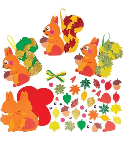 Baker Ross Kit Crea Magneti Gufo Autunnale – 8 Pezzi – Lavoretti Creativi Per Bambini - 6