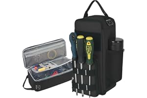 ZHIERNA Bolsa de herramientas táctica, pequeña bolsa de herramientas, juego de organizador, impermeable y resistente a desgarros, almacenamiento de herramientas para artesanos, electricistas, mecánicos y