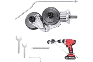 QUTHZZHY Blechschere Elektrisch, Elektrische Bohrschere Elektrischer Bohrplattenschneider Aufsatz, Blechknabberschneider zum Schneiden von Metallplatten und harten Materialien (Dediziertes Modell)