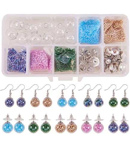SUNNYCLUE Kit 48 Pezzi Connettori Tibetani In Lega Bronzo Antico – Per Creazione Gioielli Fai-da-Te