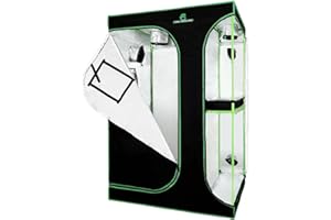 GreenArchitecture GA Grow Tent 2-in-1 120x90x180 CM Inch Growing Tent for Multifunctional Home growing Lightproof and Tearproof Canvas Waterproof Indoor Grow Tent (120x90x180 CM)