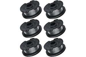 YWTESCH Ø1,6 mm-5m Länge Ersatzspule Kompatibel mit Bosch Geeignet für Akku Rasentrimmer EasyGrassCut,Enthält 6 Stück F016800569 Fadenspule