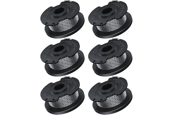 Ø1,6 mm-5m de Longueur Fil Coupe Bordure Compatible avec Bosch Convient pour Coupe-Bordures Sans fil EasyGrassCut,Contient 6 Pièces F016800569 Bobine Coupe Bordure