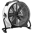 XPOWER Pro Built-in Sealed Motor Multipurpose Air Circulation Blower, Air Floor Fan, Axial Fan (FC-420) Black
