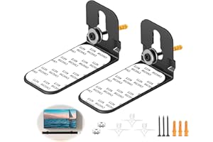 xyuayamz Agandax - Soporte de barra de sonido para TV, kit de montaje universal para altavoces de pared para Bose Samsung Soundbar Smart Ultra, número de modelo 300-900 (negro, 2 unidades)