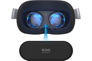 KIWI design Accesorios Protectores de Lentes Compatibles con Quest 2, Quest Pro, Quest 1, Rift S, Pico 4, Valve Index y HP Reverb G2 (Versión Premium)