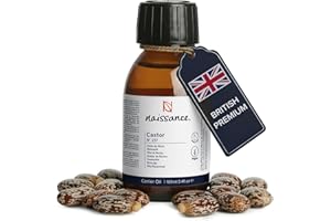‎NAISSANCE Naissance Rizinusöl (Nr. 217) - 100ml - Kaltgepresst - für Haare, Wimpern, Augenbrauen, Haut, gesicht
