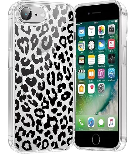 Custodia per telefono con stampa leopardata nera e rosa per iPhone 17 16 15 14 Pro Max 13 12 11 XS X XR 7 8 16 Plus 16E Cover paraurti antiurto  202192403