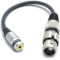 Cavo Adattatore Audio Da 1/4 A XLR - 0.3m, Femmina, Per Mixer E Microfoni - Foto 2