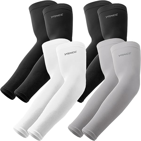 Lot De 6 Paires Manchettes Protection Solaire Bras - Manches Anti-UV Été Pour Femmes Et Hommes