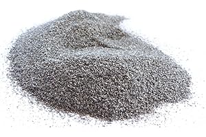 PYROPOWDERS.DE Polvo de acero de 200 – 400 µm, muy duro, en diferentes cantidades (1,0 kg)