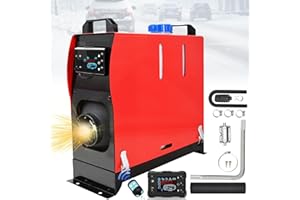 YIDON 8 KW Diesel Heater, 12V Night Parking Heater, with Muffler, LCD Display, Remote Control Outdoor Heater Suitable for Cars, Trucks, RVs, Caravans, Boats, Wild Camping