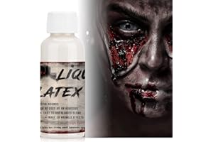 CHASPA LIGHT FLESH Liquid Latex SFX Makeup for Halloween Costume, Special Effects Make Up Body and Face Glue for Skin Monster Zombie Scar Wounds Makeup, 1.76 FL.OZ