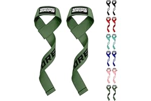 Encore Grips® Zughilfen für Krafttraining, Fitness, Bodybuilding (Neopren gepolstert), Gewichteheben, Kraftsport, Lifting Straps, Gewichte Training für Frauen und Männer, Handgelenkbänder