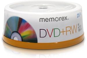MEMOREX Imation 4 x DVD + RW 25 Pack Spindle – DVD + RW Virgin (25 GB, DVD + RW, 120 min, Spindle)