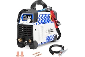 Reboot RBC6000 PRO 60A Plasma Cutter 230V IGBT | PT31 Roller for Easier Cutting, 2T/4T Function, 18mm Max Cut for Stainless Steel Aluminium Copper