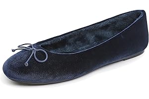 Feversole Ballerina Pelle Scamosciata Colorata con Cuscino in Memory Foam per amaretti da Donna