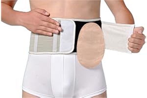 ORIONE Ostomy Support Belt – Light Grey – Available in 6 Sizes, Unisex Design. (X- Large 97-106 cm)