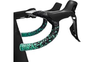 Supacaz Super Sticky Kush - Star Fade - Celeste + Celeste Star Plugz – Ruban adhésif pour guidon de vélo