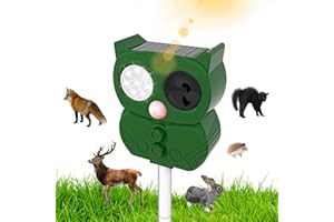 MAGESH Cat Repellent for Gardens uk 2025 Upgraded Strengthen with Fox Repellent for Gardens uk Cat Deterrent Dog Repellent Outdoor