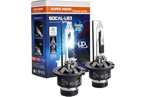 SOCAL-LED LIGHTING SOCAL-LED 2x D2R HID Bulbs 35W AC Factory Xenon HID Headlight Direct Replacement 10000K Deep Blue