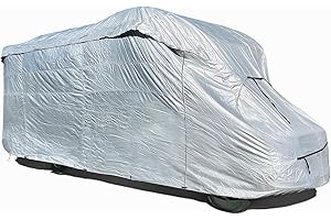 EliteShield ShieldAll Ultimate Class C RV Cover, Waterproof UV Resistant Class C Motorhome Cover Fits 30 feet to 32 feet Class C RV, Silver Color