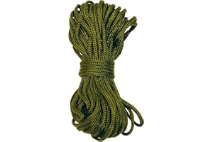 Paracord Green Rope | Para Cord Perfect as a Climbing Rope, Flagpole Rope and Strong String for Outdoor Use by BCB/Bushcraft Equipment (50kg Tensile Strength)