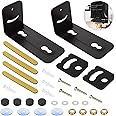 GOYADA Soundbar Bracket Under TV, Universal Sound Bar Bracket Below TV, Adjustable Soundbar Wall Mount Shelf Compatible with Bose TV Speaker, JBL Bar, Sonos, Samsung, Majority, SAKOBS