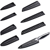 PATIKIL Messerschutzhülsen Für 12,7 Cm Universalmesser – 2 Stück, PP-Material, Schwarz, Schutz Für Klinge & Aufbewahrung