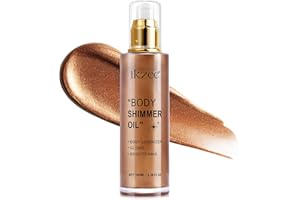 SBHEANGBA Body Luminizer, Aceite para el Cuerpo Brillante, Resaltador Líquido Líquido Brillo Maquillaje para Cara Cuerpo Pierna, Crema Luminosa Shimmer Body Cream, Body Glow Illuminator,100ML