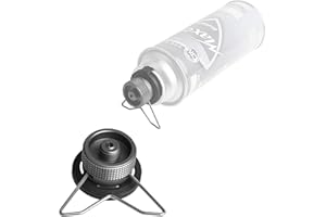 CAMPING MOON Campingmoon - Adaptador para estufa de gas (soporte de seguridad), entrada: bote de butano, salida: EN417 Lindal Valve Z10