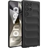 Rongep Protective Thick Structure Rugged TPU Silicone Case for Samsung Galaxy S24 Ultra Camera Upgraded In-Suet With Textured Edge