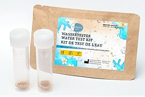 Medasa Prueba de bacterias rápida 4-6 horas Prueba de agua 5 en 1 para e.Coli, Salmonella, Citrobacter, Klebsiella y Vibrionen Prueba de bacterias en agua potable y agua