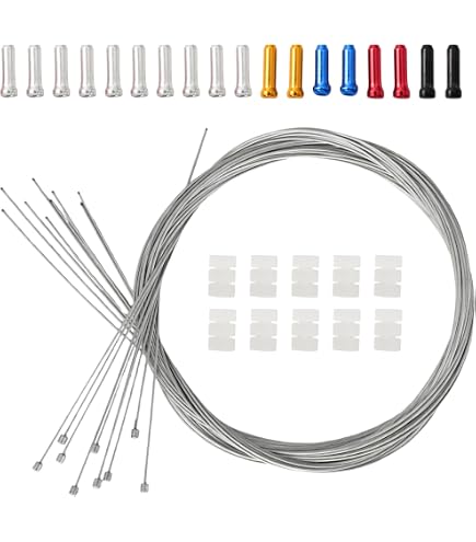 10 pièces vélo manette de vitesse câble dérailleur de vélo manette de vitesse route câble de changement de vitesse intérieur câble câbles ensemble pour montagne vtt vélo de route