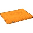 NEXTGO Floor Seat Cushions Yoga Meditation Mat Pooja aasan Soft Extra Comfortable Feather Touch Last Long Upto Washable Material Size 24 x 30 Inch 2 x 2.5 Fit Color Orange